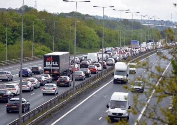 Expect congestion on the motorways