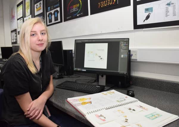 Hannah Calvert, who studies a BTEC Extended Diploma in Art and Design at Nelson and Colne College, continued with a project creating children's books on World Book Day. (S)