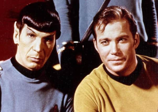 Dr Spock and Captain Kirk were two of the original heroes of Star Trek.