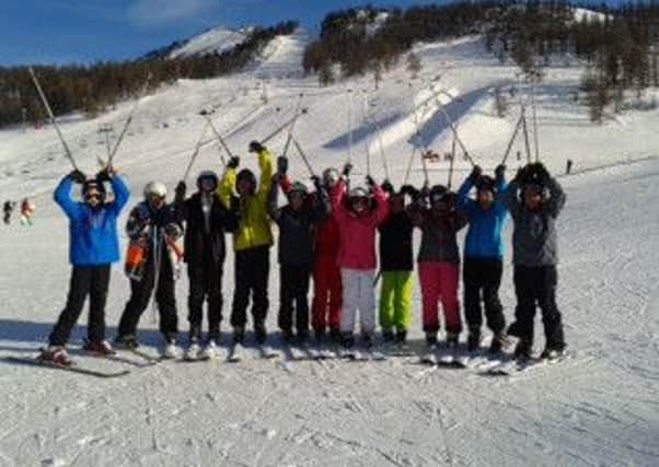 Pupils from Unity College on their annual ski trip to France (s)