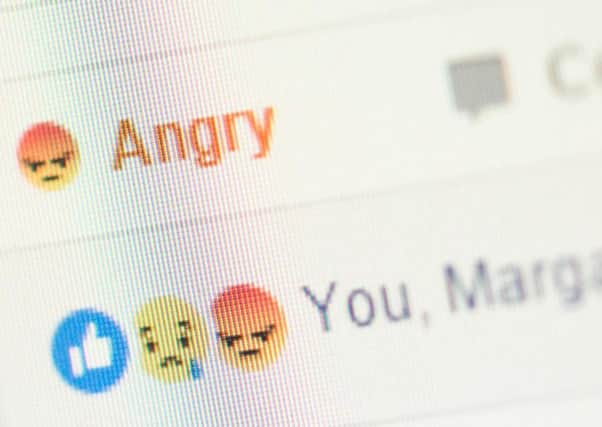 Facebook's new 'like, sad and angry' icons