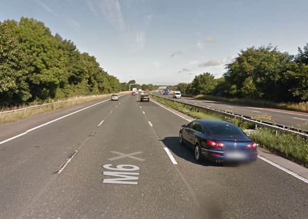 M6 J32 to J33. Picture: Google