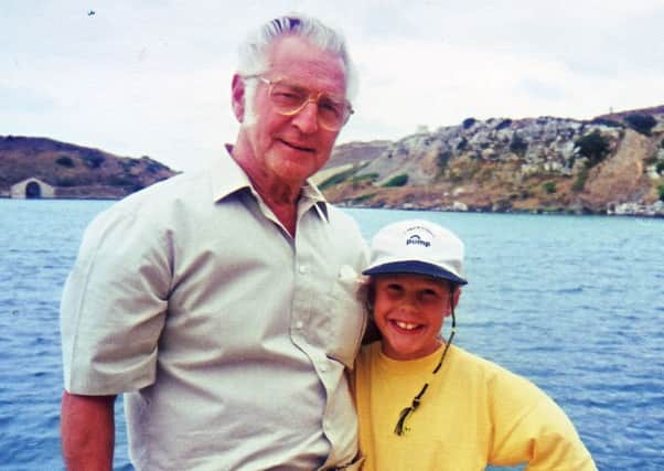 George Hugill and granddaughter Rebecca