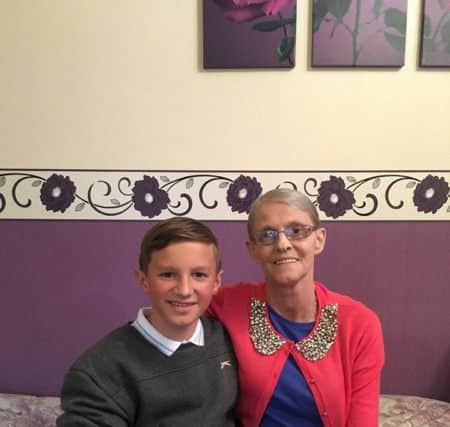 Adam Broxton with his late grandma Shirley