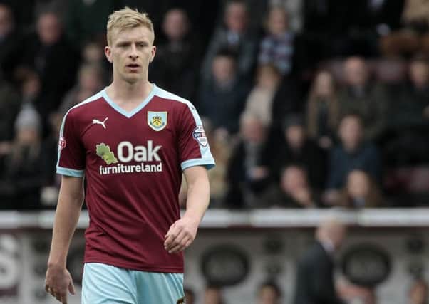 Burnley's Ben Mee in action during todays match  Photographer David Shipman/CameraSportFootball - The Football League Sky Bet Championship - Burnley v Wolverhampton Wanderers - Saturday 19th March 2016 - Turf Moor - BurnleyÂ© CameraSport - 43 Linden Ave. Countesthorpe. Leicester. England. LE8 5PG - Tel: +44 (0) 116 277 4147 - admin@camerasport.com - www.camerasport.com