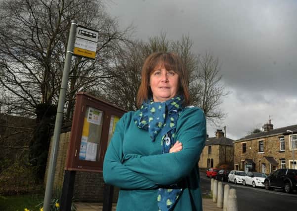 Deborah Catania from Sabden has to sell her house because the village bus service is being axed.