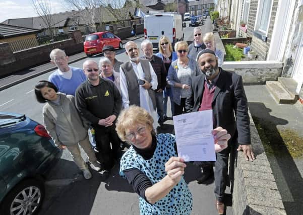 Residents in Peart Street are unhappy with changes to parking permits