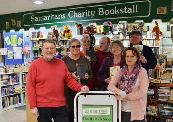 Jilly, right, and volunteers who man the book stall  which is open 8-30am - 5-30pm Mon - Sat. Closed Tues afternoon.