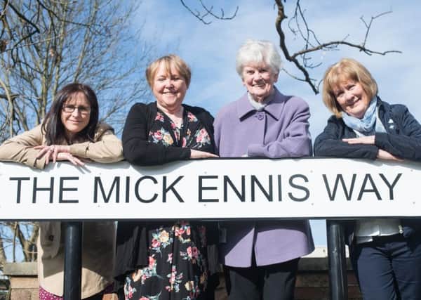 Left to right: Mick Ennis' daughter Claire; wife Elaine, mum Eileen and sister Marie. (s)