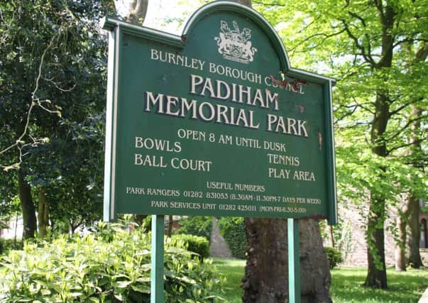 Memorial Park, Padiham.