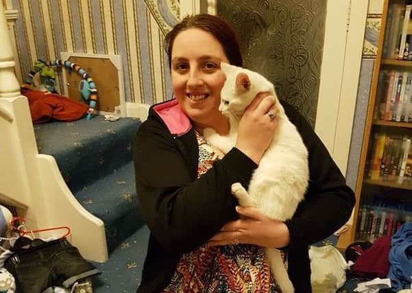 Olaf reunited with owner Anne-Marie Hankins. Picture by Laura Mayren