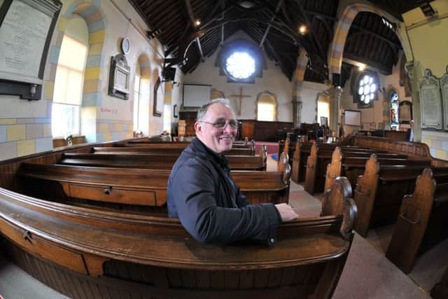 Photo Neil Cross
Rev. Matthew Butler,at the only Inghamite Church left in the country in Fence, and its doors are being opened for a open invitation day on May 15th.