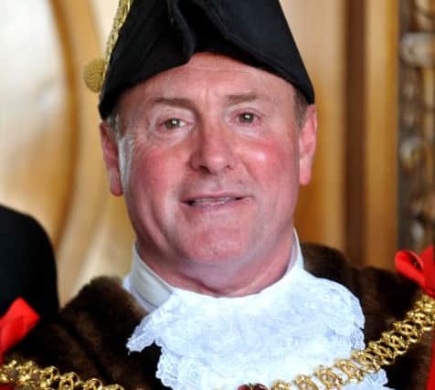 Coun Jeff Sumner is made the Mayor of Burnley, at a ceremony at the Council Chamber in Burnley Town Hall.