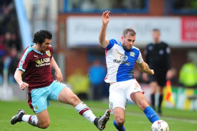 Joey Barton helped the Clarets do the double over rivals Blackburn