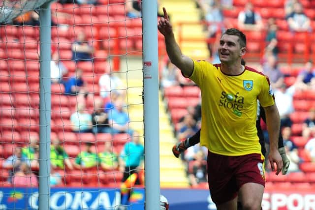 Sam Vokes scored 15 league goals for Burnley last season
