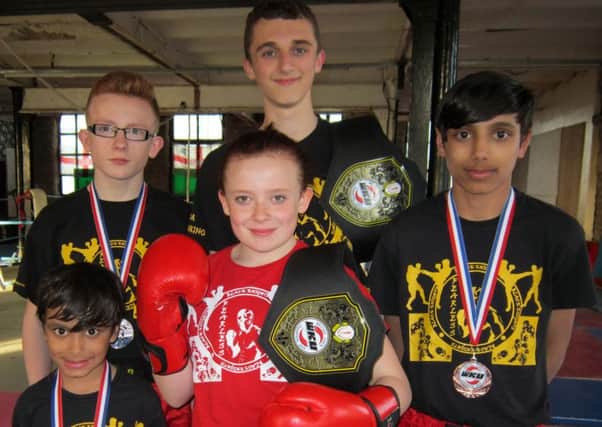 The junior Black Knights who took part in the WKU British Championships