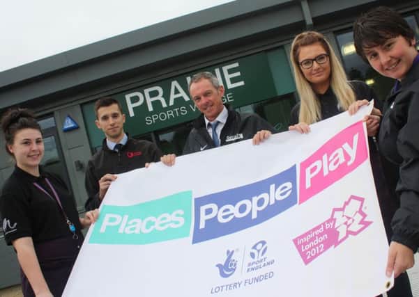 Burnley Leisure staff Courtney Smith, Wesley Kellow, Paul Foster, Crystal Ellerton and Michelle Grimes. (s)