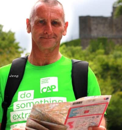 Ashley Parkinson who will walk to London to raise funds for the charity that saved him. (s)