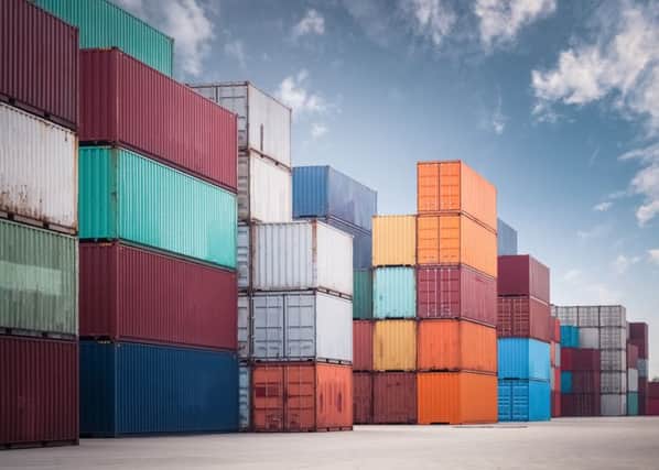 Shipping containers; Photo: Shutterstock