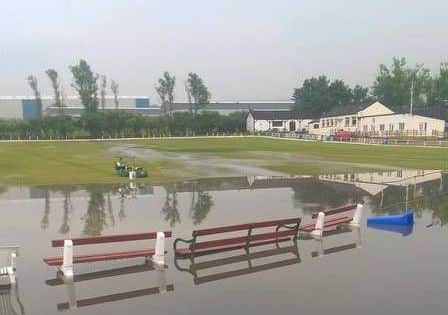 Lowerhouse Flooding. Credit: Lowerhouse Cricket Club