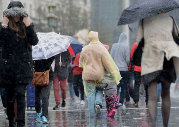 Watch out! Heavy showers are forecast this afternoon/evening. Photo: Anthony Devlin/PA Wire