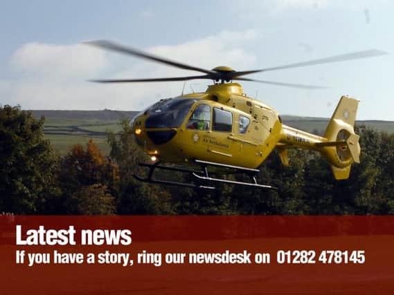 The boy was airlifted to Alder Hey's Children's Hospital.