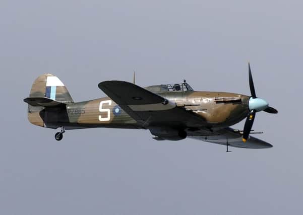 Hurricane similar to the one which flew over Padiham
