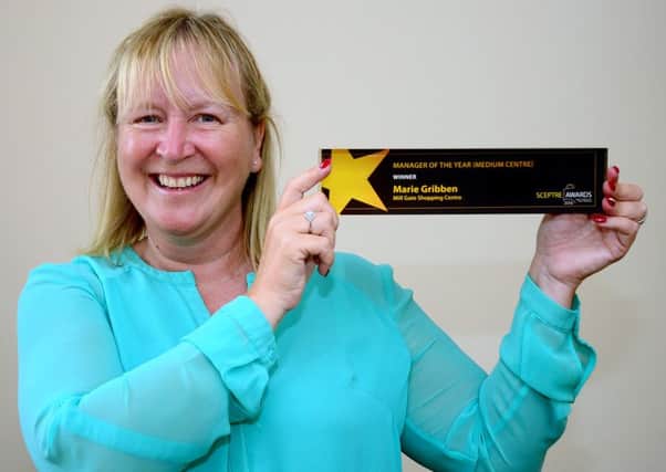 Marie Gribben, Centre Manager of the Millgate Centre, Bury, who has won the 'Manager of the Year' Award. Photo by Karen Hope