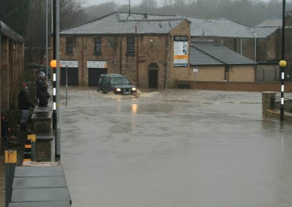 FLOOD HIT: Padiham town centre on Boxing Day