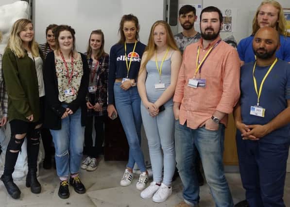 YOUNG MINDS: The Burnley College art students