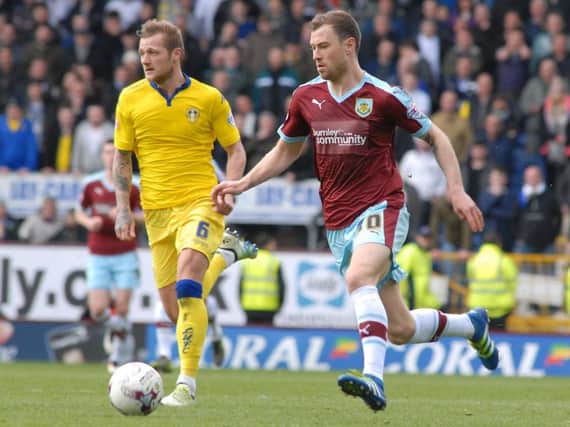 Three more years: Ashley Barnes has put pen to paper on a new contract