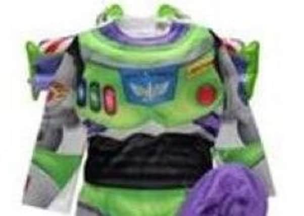 The Disney Buzz Lightyear sound effect costume.