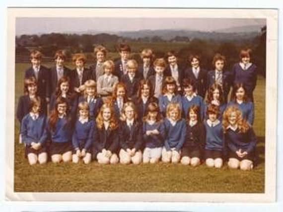 Colne Grammar School Class of 1976 on their first day
