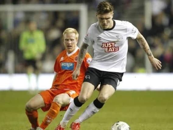 Jeff Hendrick in action for Derby County