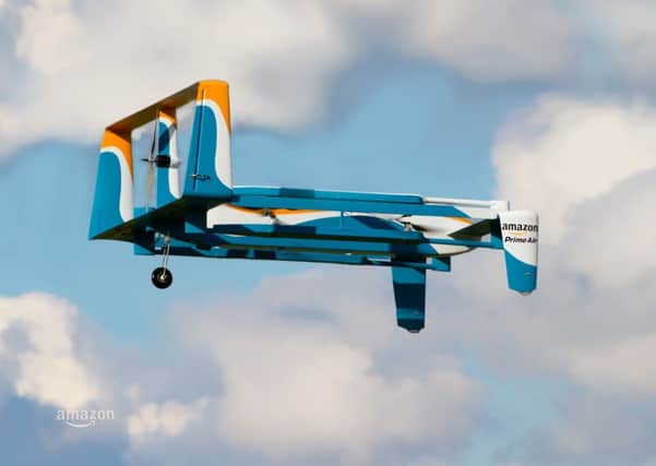 Drone deliveries from Amazon