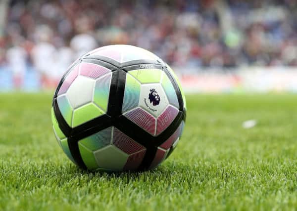 A view of the Official Nike Ordem Premier League match ball during the pre-season friendly match at the DW Stadium, Wigan. PRESS ASSOCIATION Photo. Picture date: Saturday July 16, 2016. See PA story SOCCER Wigan. Photo credit should read: Martin Rickett/PA Wire. RESTRICTIONS: EDITORIAL USE ONLY No use with unauthorised audio, video, data, fixture lists, club/league logos or "live" services. Online in-match use limited to 75 images, no video emulation. No use in betting, games or single club/league/player publications.