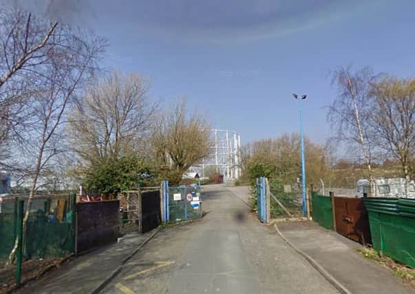The gasholder as seen from Oswald Street. Photo: Google