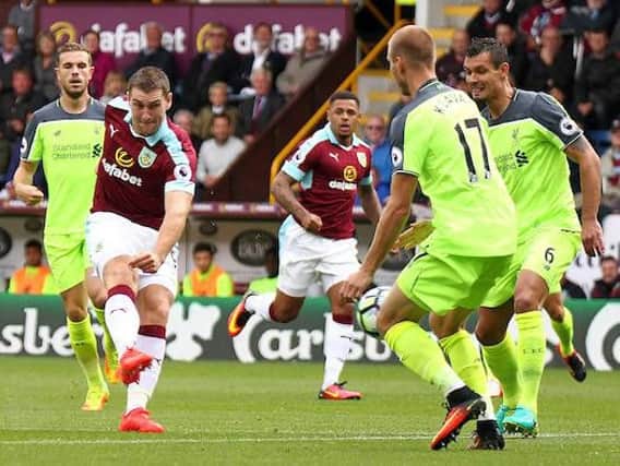 Sam Vokes fired Burnley into an early lead at Turf Moor