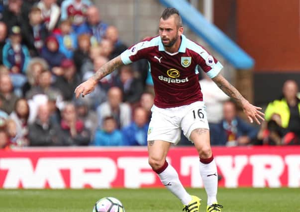 Burnley's Steven Defour

Photographer Rich Linley/CameraSport

Football - The Premier League - Burnley v Liverpool - Saturday 20 August 2016 - Turf Moor - Burnley

World Copyright Â© 2016 CameraSport. All rights reserved. 43 Linden Ave. Countesthorpe. Leicester. England. LE8 5PG - Tel: +44 (0) 116 277 4147 - admin@camerasport.com - www.camerasport.com