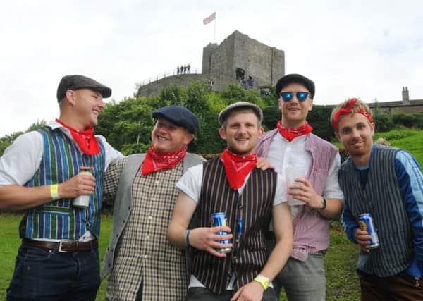 Music lovers at the third annual Beats Cancer one-day dance music festival, raising money for Cancer Research UK, held in the grounds of Clitheroe Castle.