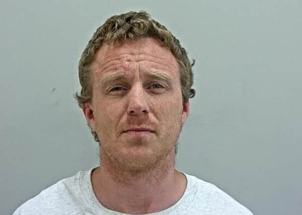 Jason Hutchinson, 36, of The Crescent, Bamber Bridge, jailed for four years for sec 18 wounding of Liam Hilton, after he stabbed him at a house in Ribbleton on June 22.