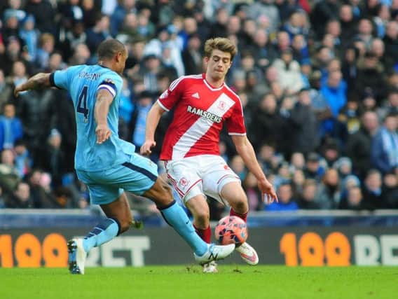 Patrick Bamford scores for Middlesbrough in the FA Cup at Manchester City