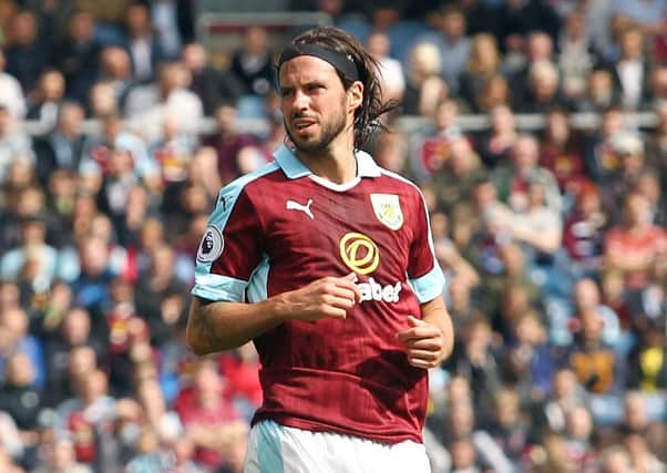 Burnley's George Boyd

Photographer Rich Linley/CameraSport

Football - The Premier League - Burnley v Liverpool - Saturday 20 August 2016 - Turf Moor - Burnley

World Copyright Â© 2016 CameraSport. All rights reserved. 43 Linden Ave. Countesthorpe. Leicester. England. LE8 5PG - Tel: +44 (0) 116 277 4147 - admin@camerasport.com - www.camerasport.com