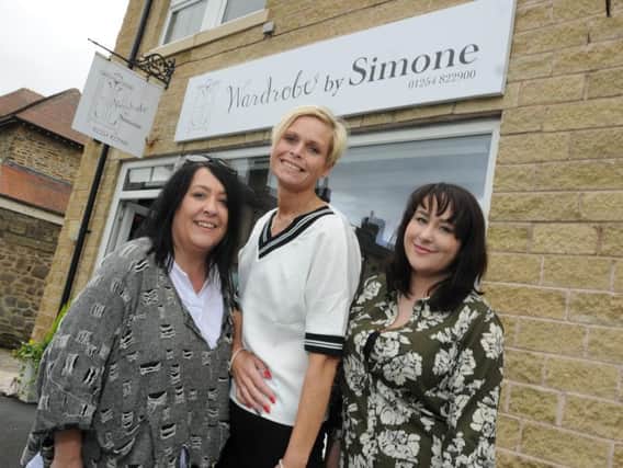 Rachel Gibson with Simone and Zoie of Wardrobe by Simone. (s)