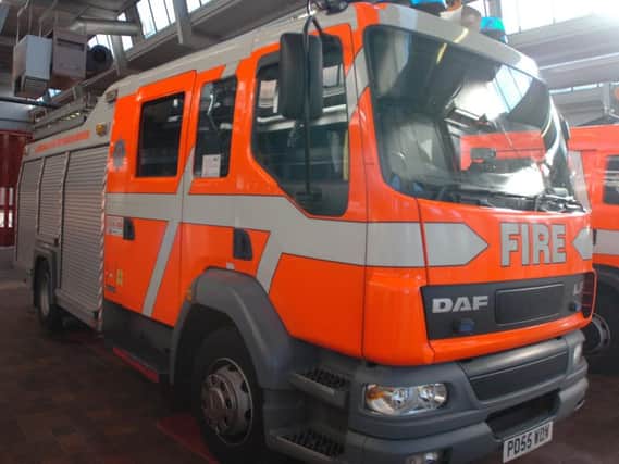 Three crews attended a house fire in Burnley