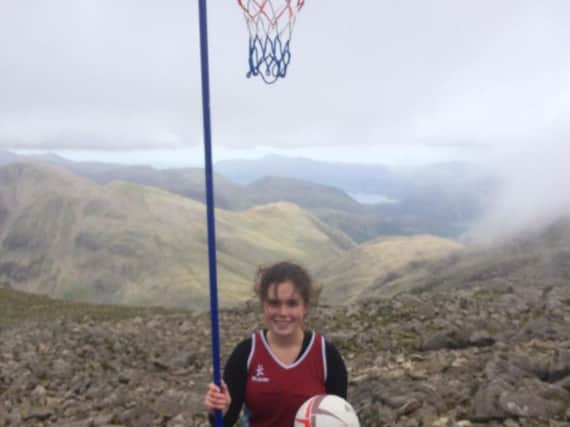 Abi Green took the challenge of reaching the highest level quite literally.