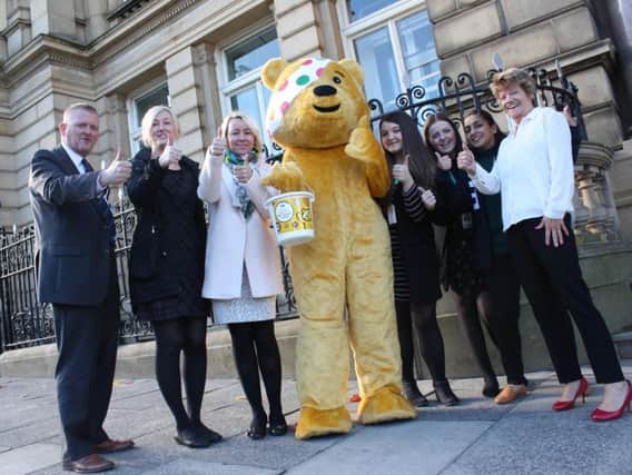 Pudsey paid a visit to Burnley Town Hall