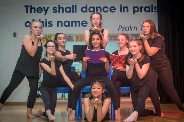 Dance and drama students stage a special showcase at the open night at Blessed Trinity RC College in Burnley