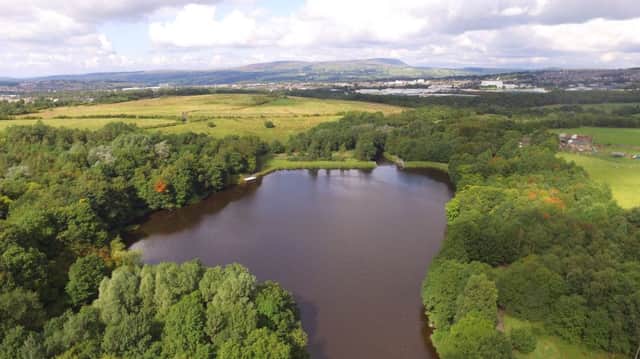 DCIM\100MEDIA\DJI_0045.JPG Aerial photo photograph of Rowley lake Burnley, with Pendle in the far distance.

Picture By Cllr Neil McGowan.