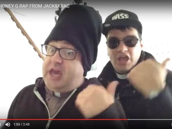 Jack and Krac in their Honey G rap video